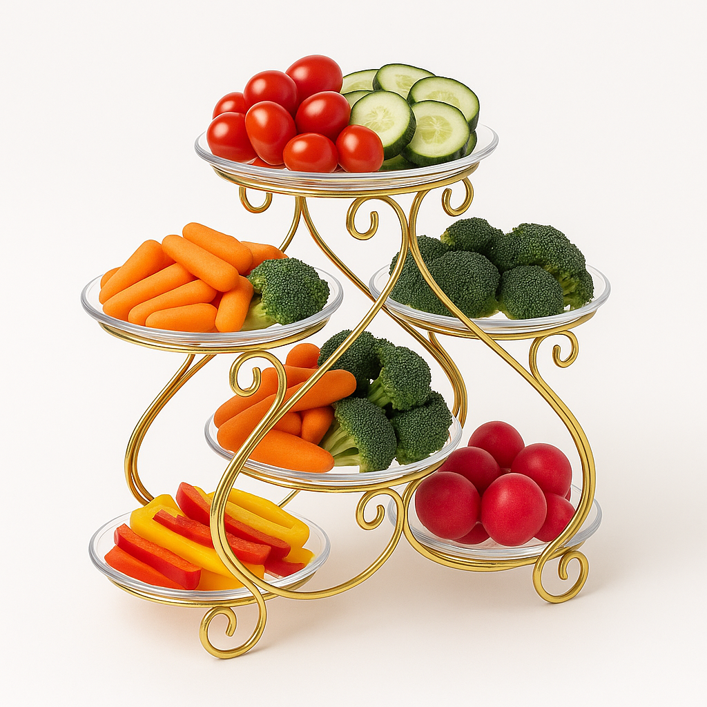 Fruit Stand Multi Layer Fruit Basket, Large Capacity
