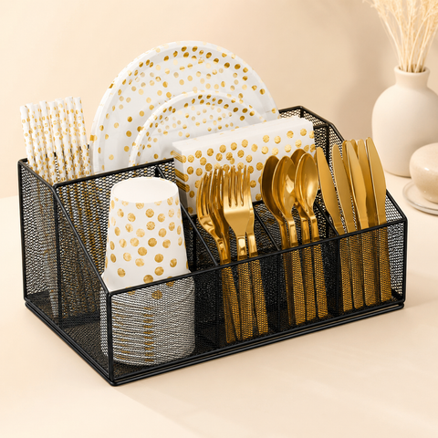 Premium Party Tableware Organizer Rack