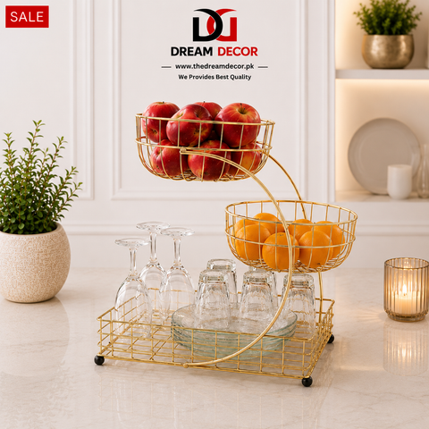 Metal Fruit Basket