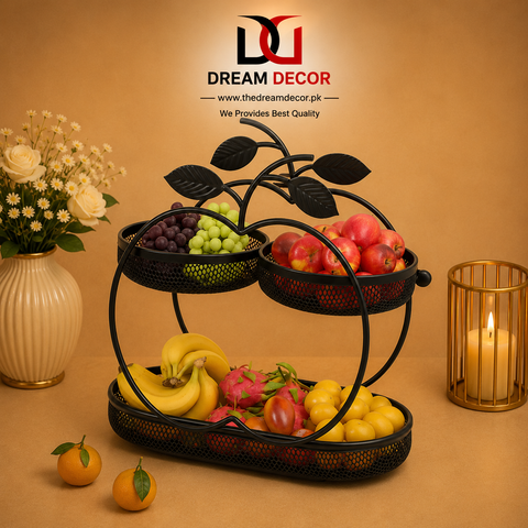 Wrought Iron Style Kitchen Organizer