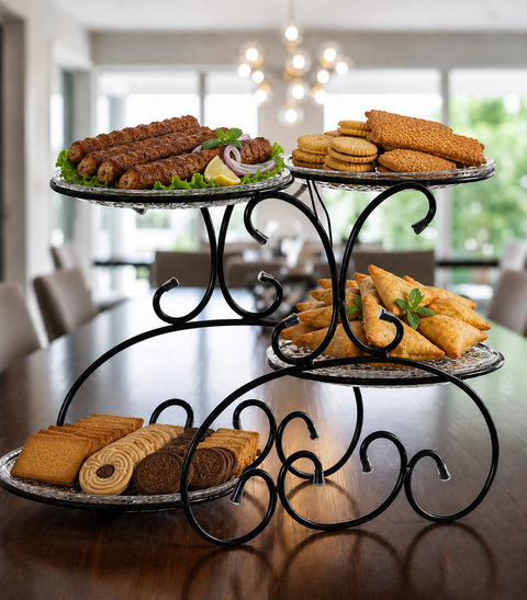Stylish plate stand 4 layer