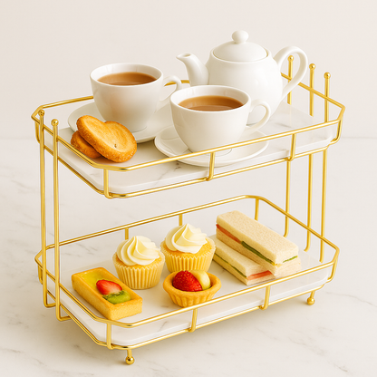 Iron Cosmetics Storage Rack