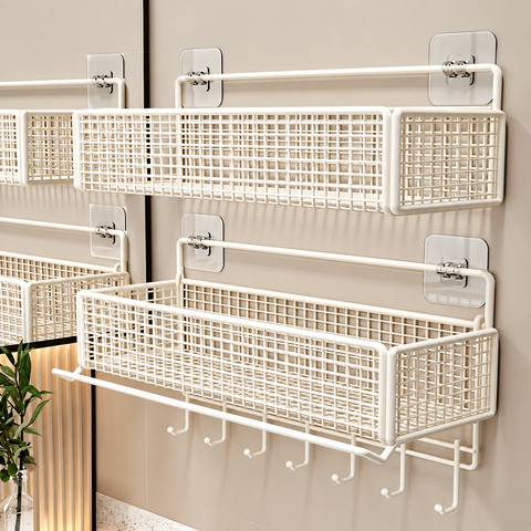 Premium Wall Mounted Bathroom Organizer