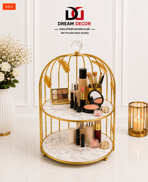 Royal Cage Luxury Makeup & Perfume Organizer