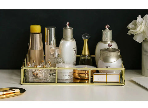 luxury Design Organizer Tray for Makeup and cosmetics