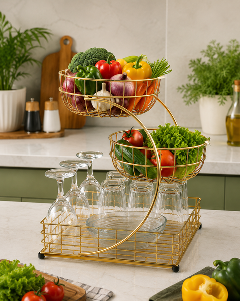 Metal Fruit Basket