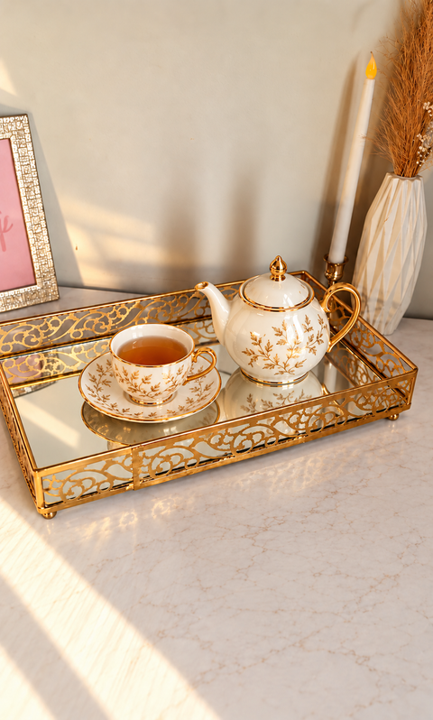 Vanity Trays for serving , makeup organizer