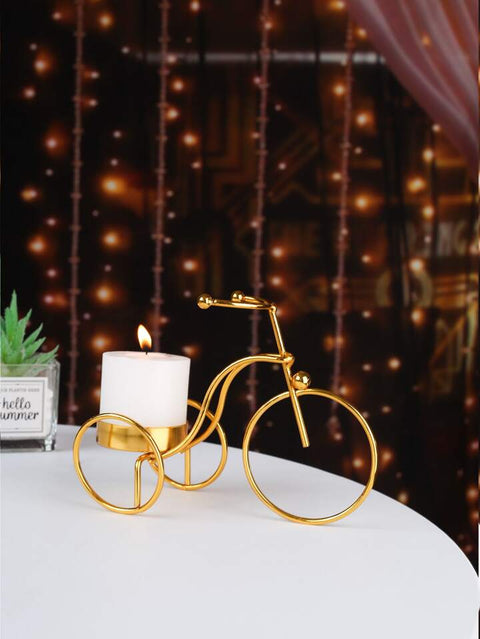 Candle Holder Shape Of Bicycle