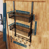 Premium Over-the-Door Organizer Rack with Storage Shelves & Hooks