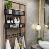 Premium Over-the-Door Organizer Rack with Storage Shelves & Hooks