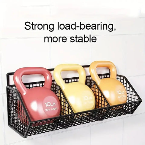Multi-compartment wall-mounted