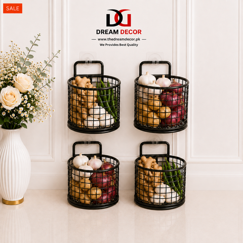 Wall Mounted Mesh Kitchen rack