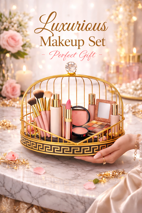 Royal Glow Luxury Makeup Serving Tray