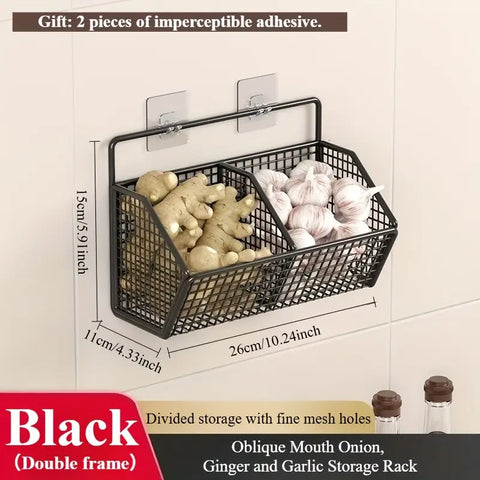 Multi-compartment wall-mounted