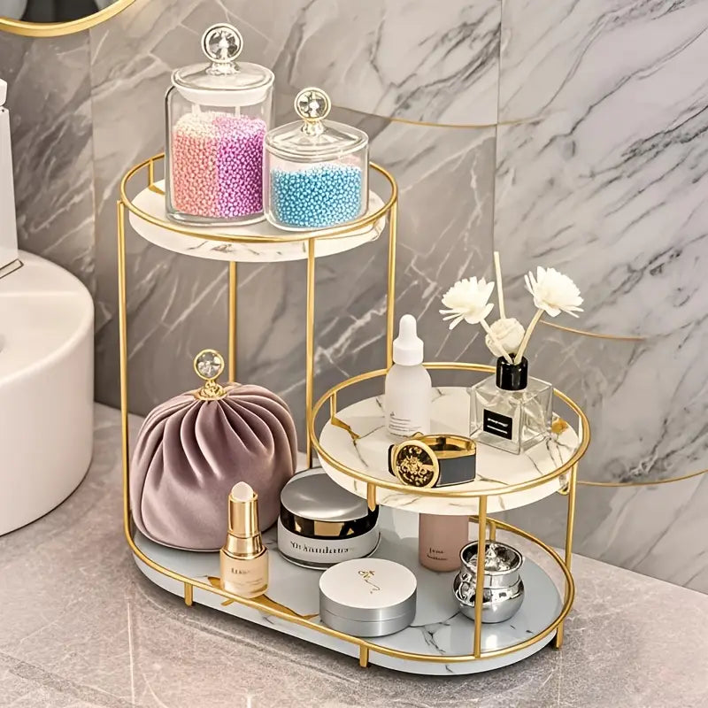 3 layer Cosmetics Storage rack Desktop countertop dressing rack