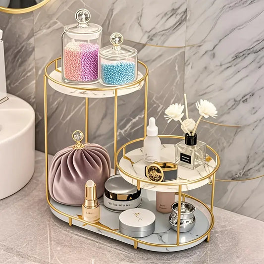 3 layer Cosmetics Storage rack Desktop countertop dressing rack