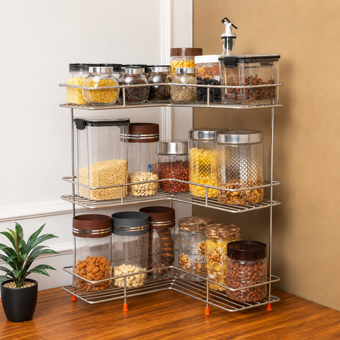 Stainless Steel Kitchen Corner Rack