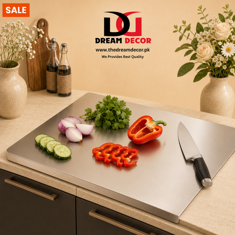 Premium Stainless Steel Washable Chopping Board for Kitchen