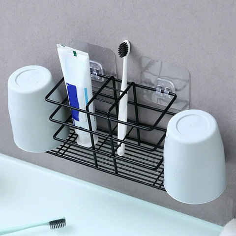 Bathroom Organizer Wall Mounted Small Counter Stand