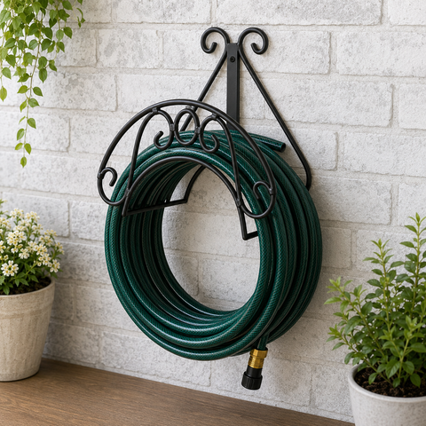 Wall Mount Hose Storage Rack