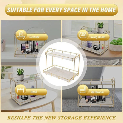 2 Tier Bathroom Organizer