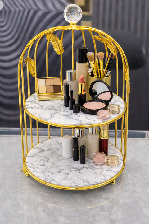 Royal Cage Luxury Makeup & Perfume Organizer