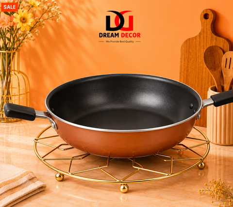 Luxury Golden Metal Trivet / Hot Pot Stand