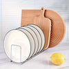 Stainless Steel Plate Organizer Rack