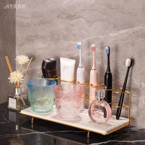 Toothbrush Rack Swing Table Washing Table Storage Rack