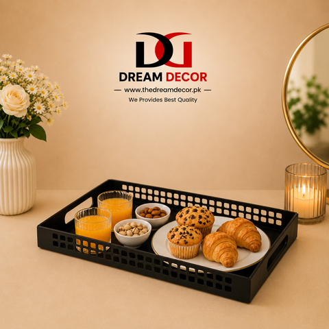 Elegant Breakfast Serving Tray