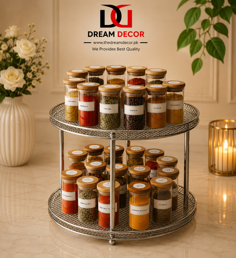 Spice Jar Organizer Rack