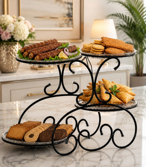 Stylish plate stand 4 layer