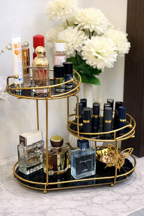 Multipurpose  Organizer Stand for Makeup & Serving