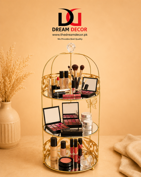 3 Layer luxury birdcage Serving Organizer
