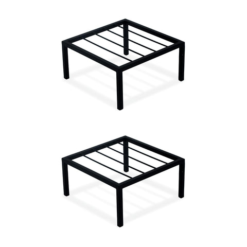 Pack of 3 Premium Metal Plant Stands | Black Plant Risers