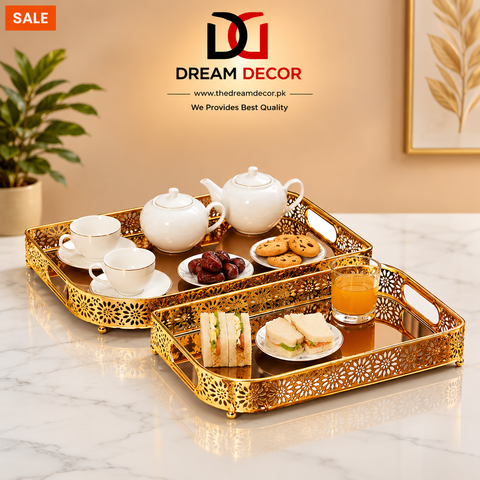 Decorative Serving & Vanity Organizer