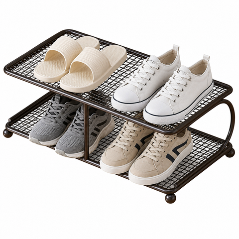 Space-Saving Shoe Stand