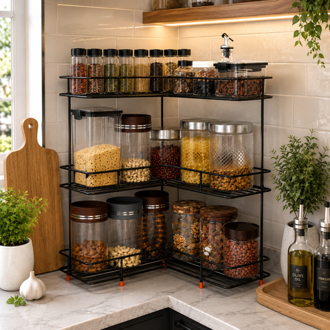 Stainless Steel Kitchen Corner Rack