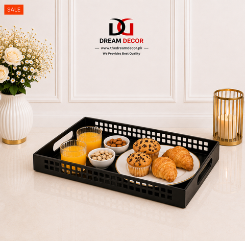 Elegant Breakfast Serving Tray