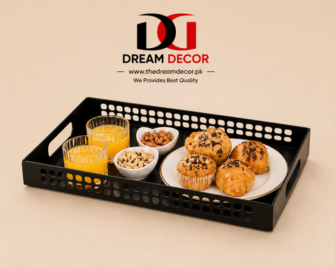 Elegant Breakfast Serving Tray