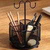 360° Rotating Mesh Pen Holder Organizer