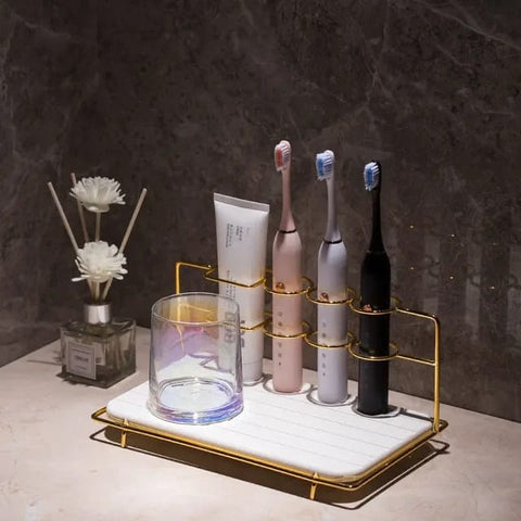 Toothbrush Rack Swing Table Washing Table Storage Rack