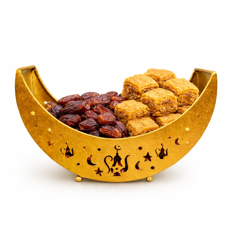 Golden Crescent Serving Bowl