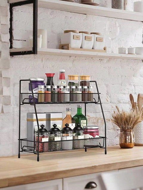 2-Tier Bathroom Shelf Organizer countertop