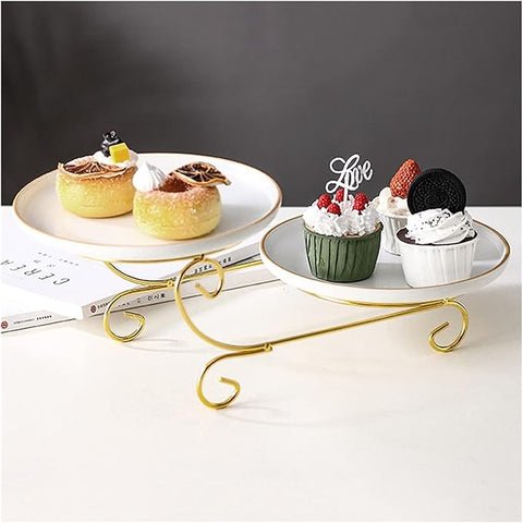 Cupcake Stand Round Cake Display Stand for Afternoon Tea