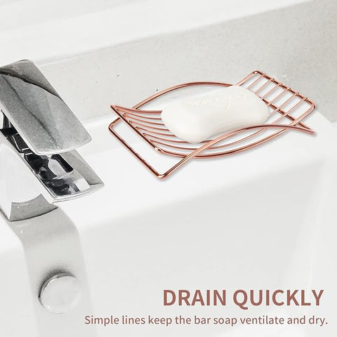 Bathroom, Soap Tray Rust-Proof Self Draining