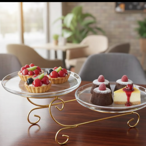 Cupcake Stand Round Cake Display Stand for Afternoon Tea