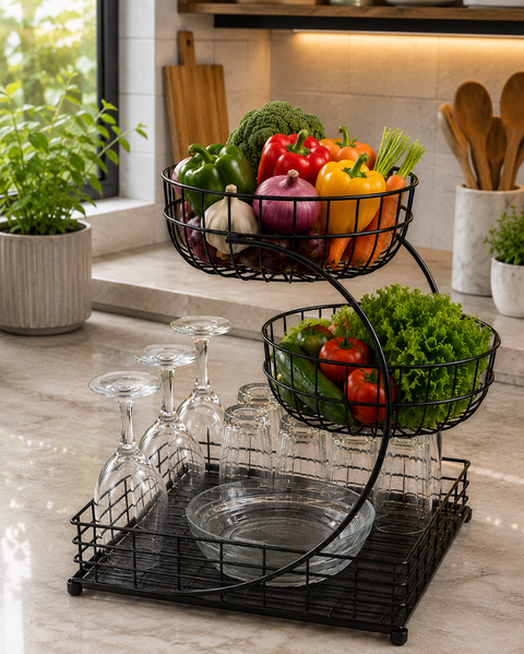 Metal Fruit Basket