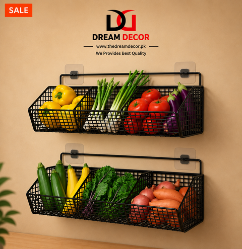 Multi-compartment wall-mounted
