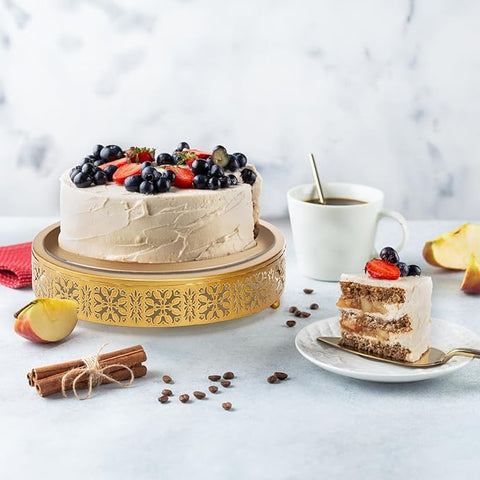 Round Cake Stand Pastry Stand Cupcake Display Tray Golden